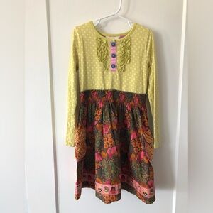 Matilda jane size 6 dress VVVGUC. Super cute trim!